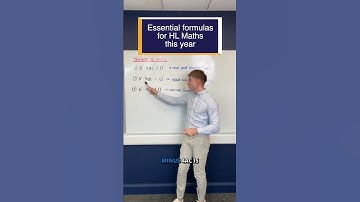 Tips voor leraren | Wiskunde voor eindexamen | Essentiële formules voor wiskunde voor de bovenbou...