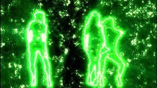 Sexy Girls Dancing in Silhouette (Disco Background) Green Screen