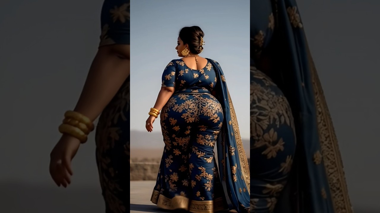 Plus Size Curvy Meets an AI Saree Model | AI Fashion 2026 Part-2 