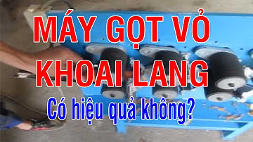 Máy gọt vỏ cà rốt, khoai lang,....