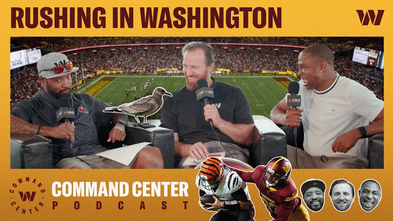 Running Backs and Roster Spots Up For Grabs | Command Center Podcast | Washington Commanders | NFL
