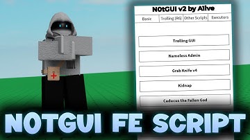 n0tGUI FE Script Showcase - ROBLOX EXPLOITING