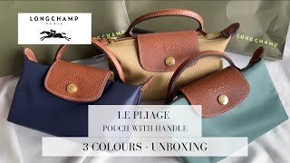 Longchamp Le Pliage Pouch with Handle, 3 Colours