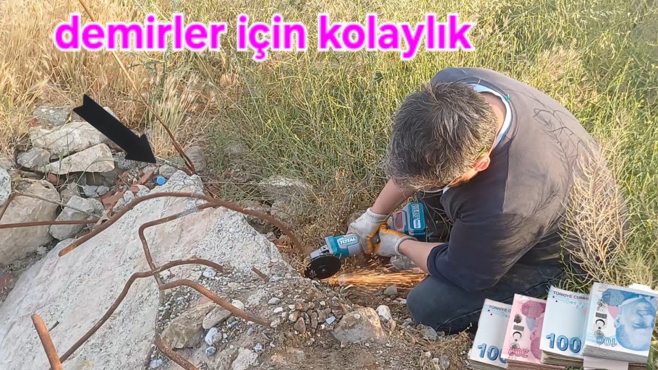 Demirle Mücadele: Doğada Demir Kesme Deneyimi. #scrap #ekgelir #hurdatoplama #parakazanma