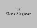 115 - Elena Siegman (Subtitulos en español)