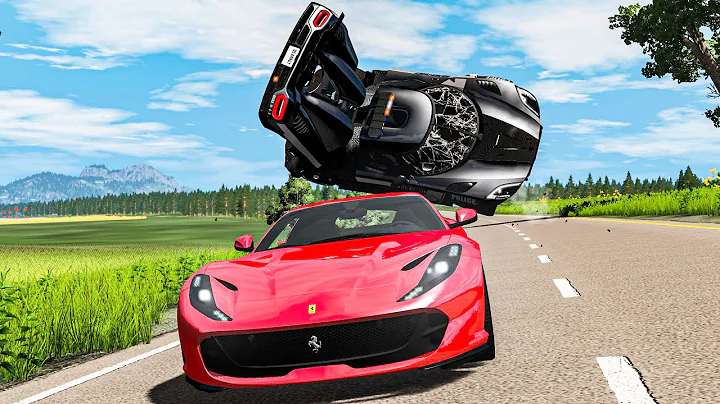 Crazy American Police Chases #1 - BeamNG.Drive