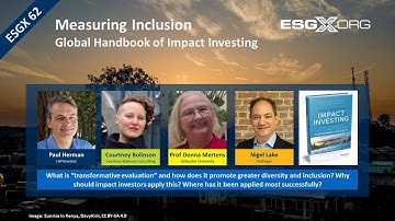 ESGX 62 Measuring Inclusion - Transformative Evaluation & Impact Investing