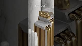 0% vs 100% Softness 3D Soft Body Simulation #3d #shorts #blender