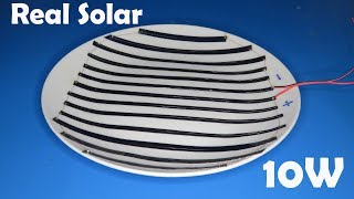 How to make solar cell using Dish , 100% Free energy