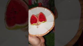 Watermelon Jelly Recipe??shortswatermelonjellypuddingtrendingshortsviralyoutubeshorts