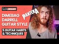 Shred Like Dimebag Darrell (Pantera) - 5 EASY Guitar Techniques &amp; Habits