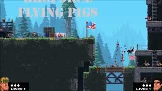 BROFORCE Flying Pigs