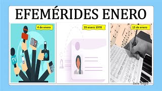 EFEMÉRIDES ENERO | Sele Gogía