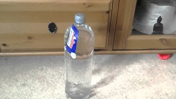 Cartesian diver with sauce packet in a bottle