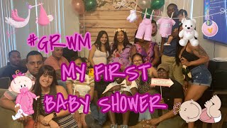 GRWM: MY FIRST BABY SHOWER 👶