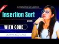 Insertion Sort | Theory + Code with Complexity Analysis