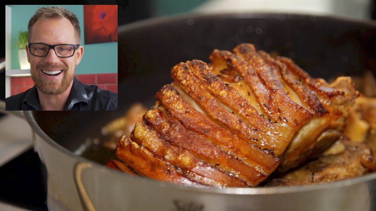 Image result for great video: How to make Bavarian pork roast