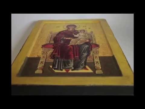 Икона Пресвятая Богородица на престоле (Всецарица) купить в Киев. Украина. Под старину Икона Пресвятая Богородица на престоле (Всецарица) купить в Киев. Украина. Под старину