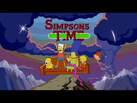 simpsons time travel intro