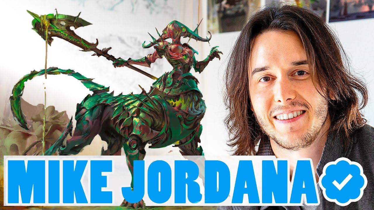 Mike Jordana ¿Cómo es dibujar cartas Magic?🔵UNVERIFIED