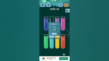 Water Color sort game level 92