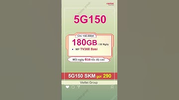 Viettel 180GB1 Tháng - Gói Cước 4G Đỉnh Cao Cho Nhất - Ưu Đãi Nhất Hiện Nay !