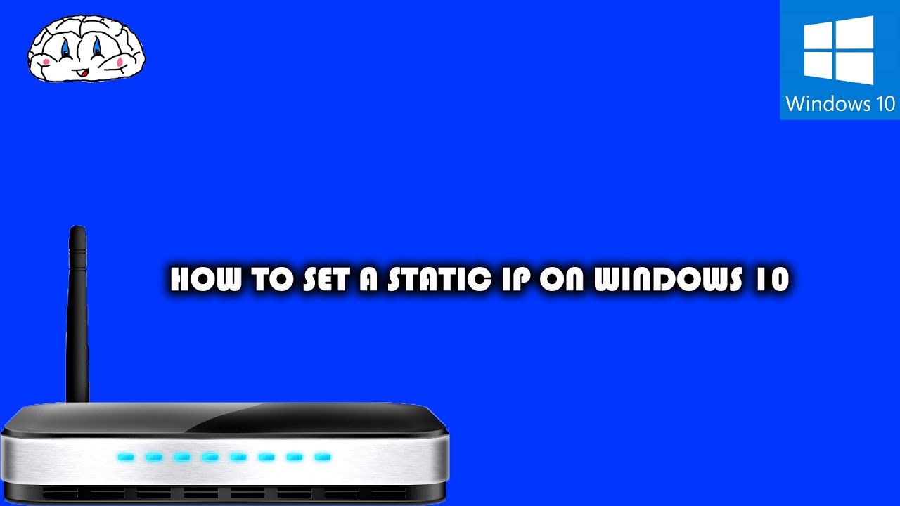 How to set a static ip in windows 10 - YouTube