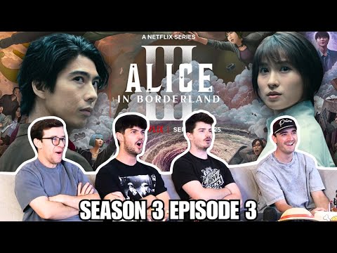 THESE GAMES ARE INSANE...Alice in Borderland 3x3 | REACTION
