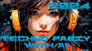 Techno party with AI #2  |  Music From AI