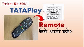 Tata Play Remote Price - How To place an Order for a New Remote? screenshot 4