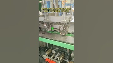 #Fully automatic 4 head food lug jar vacuum capping machine, #Glass bottle vacuum capper factory
