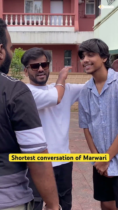 Shortest conversation of Marwari 😁 #marwadi #relatable #comedy #explore #ytshorts #childmarriages
