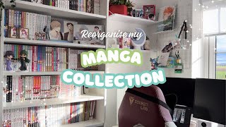 reorganise my manga collection with me  | 1300+ volumes