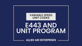 Alert E443 and Program Unit Code