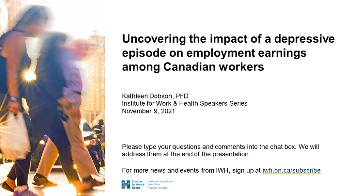 The impact of a depressive episode on employment e...