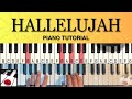 Hallelujah Piano Tutorial (QUICK & EASY)