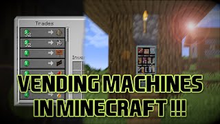 🤩VENDING MACHINES IN MINECRAFT🤩