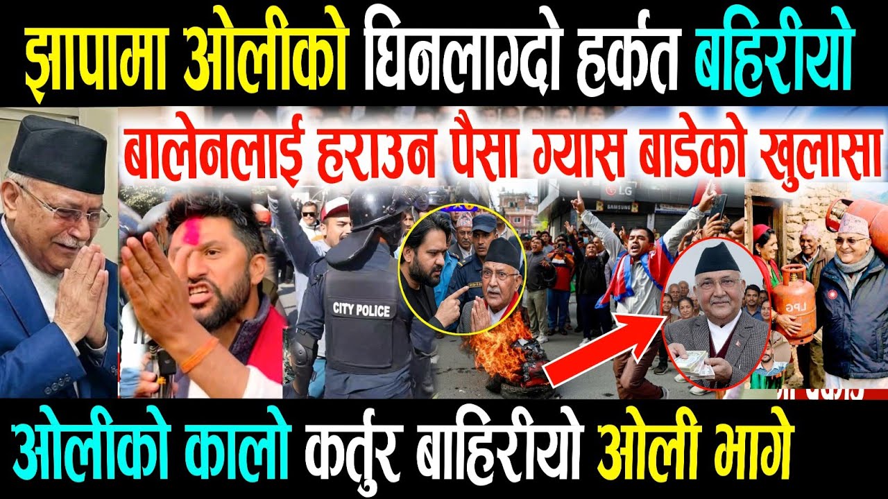 झापामा ओलीको कालो कत्तुर बाहिरीयो!nepali news | today news | live samachar | breaking nepali news 