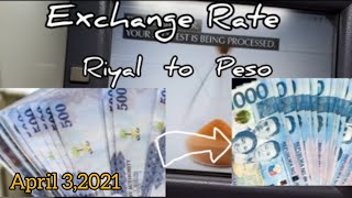 Today peso philippine riyal 1500 to 1500 QAR