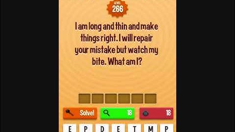 Riddle Quiz Level 261-270 Answer Guide