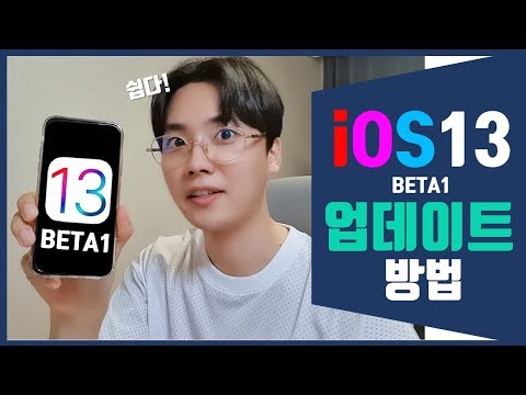 iOS13 업데이트 방법! 뭐야..너무 쉽잖아?! [모든건본인책임]