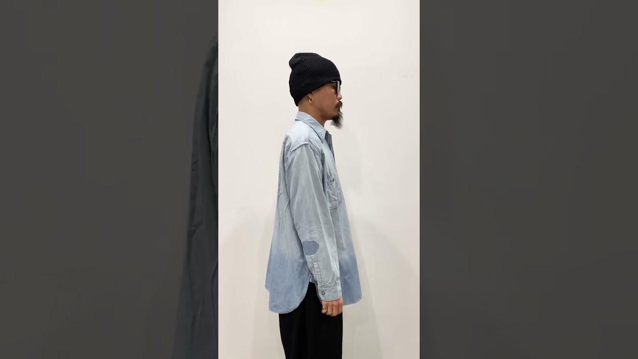 【新品】BOWWOW \"USN SAILORS CHAMBRAY SHIRTS\" CHAMBRAY SHIRTS SUNBURN AGEING – C30 - BOW WOW, RECOGNIZE