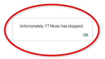 How To Fix Unfortunately YT Music Has Stopped Error Android & Ios - Fix Youtube Music App Not Open