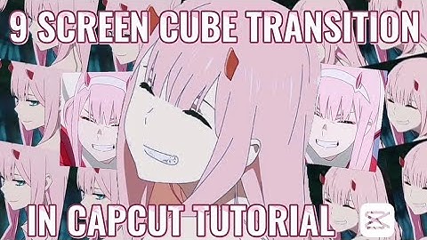 9 SCREEN CUBE TRANSITION IN CapCut TUTORIAL || Miss CIE