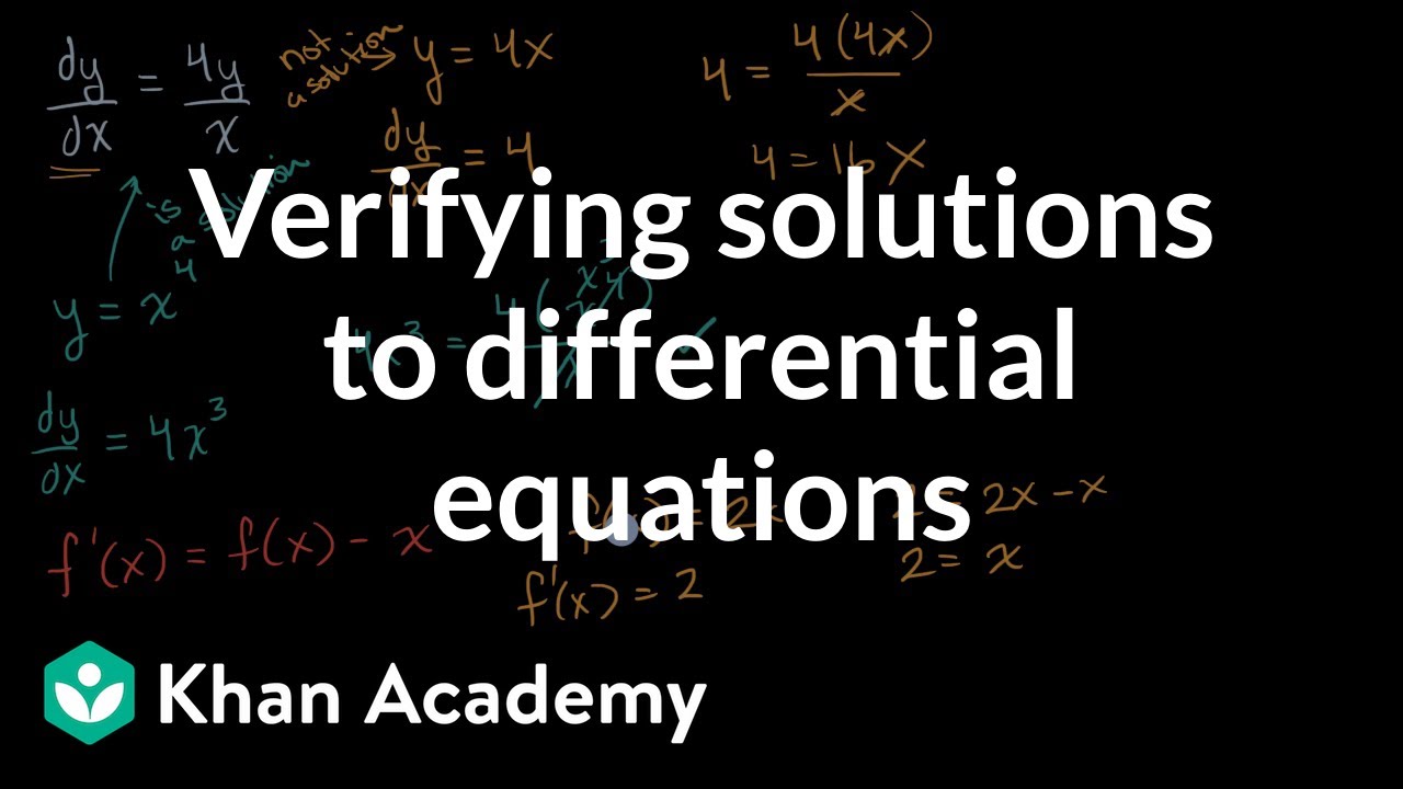 error function satisfies differential equation