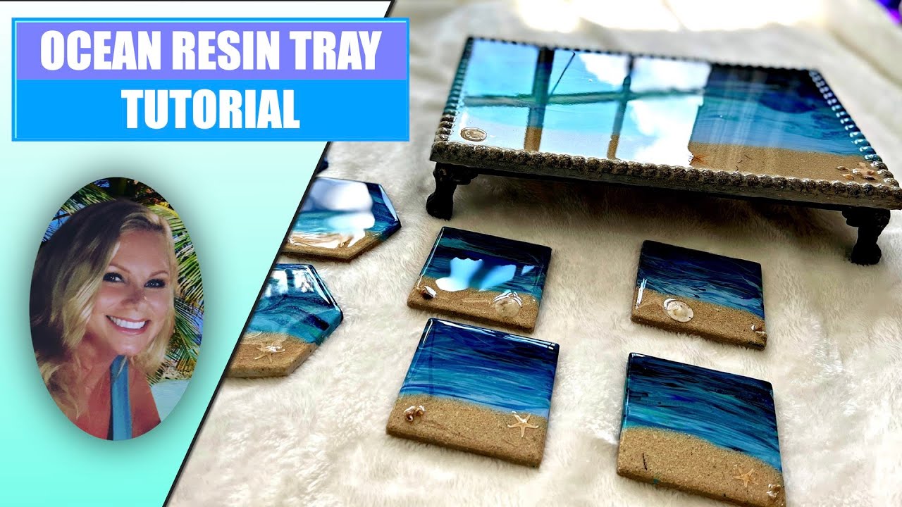 How to Make a Beautiful Resin Beach Tray From a Mold 