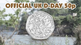 UK 50p commemorates 80th anniversary of D-Day