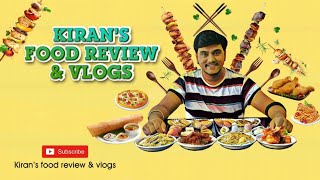 Kannada food review channel/kiran's food review and vlogs #kannadafoodreview