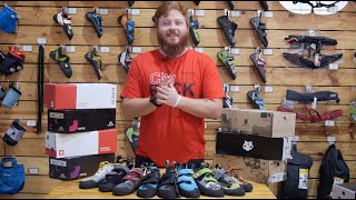 Choosing your first pair of climbing shoes