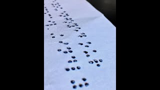 How To Write Braille Letter Without A Braille Slate in 3 Steps